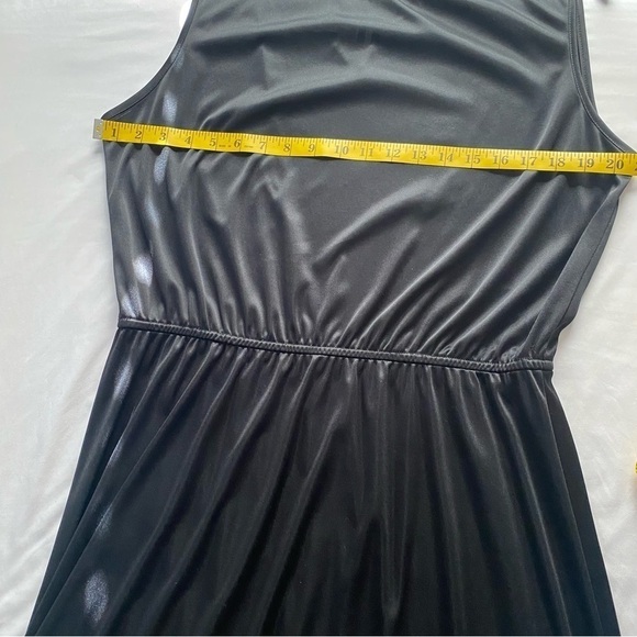 Praise Hymn Elastic Waist Sleeveless Layering Dress Basic Black Vintage Size XL - Picture 3 of 8